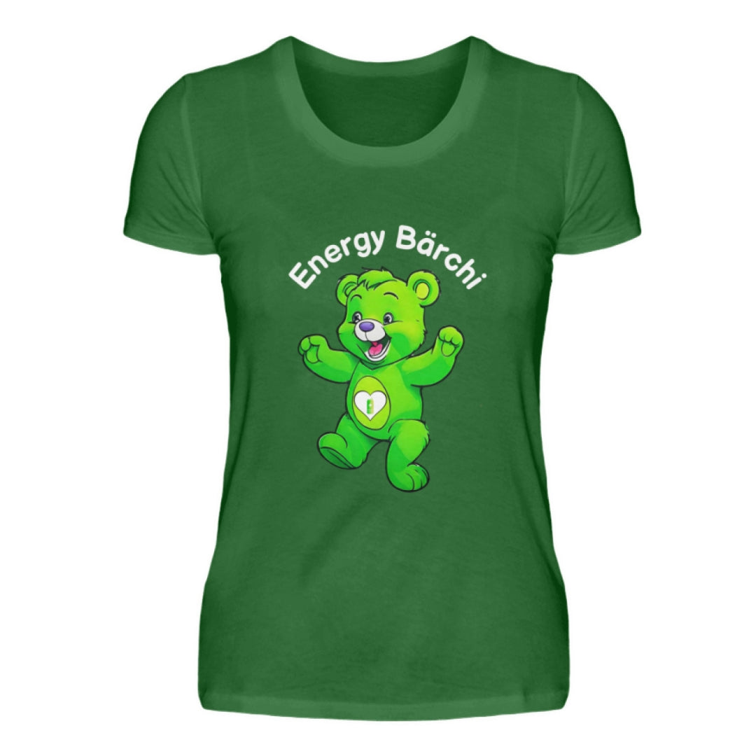 Glücksbärchi Tshirt Frau Energy Bärchi grün