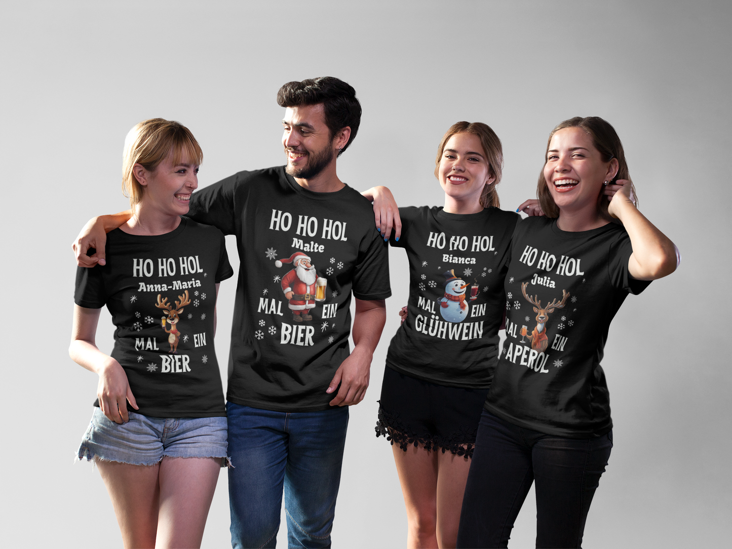 HO HO HOL Aperol Rentier - personalisiert | Damen Premium Shirt