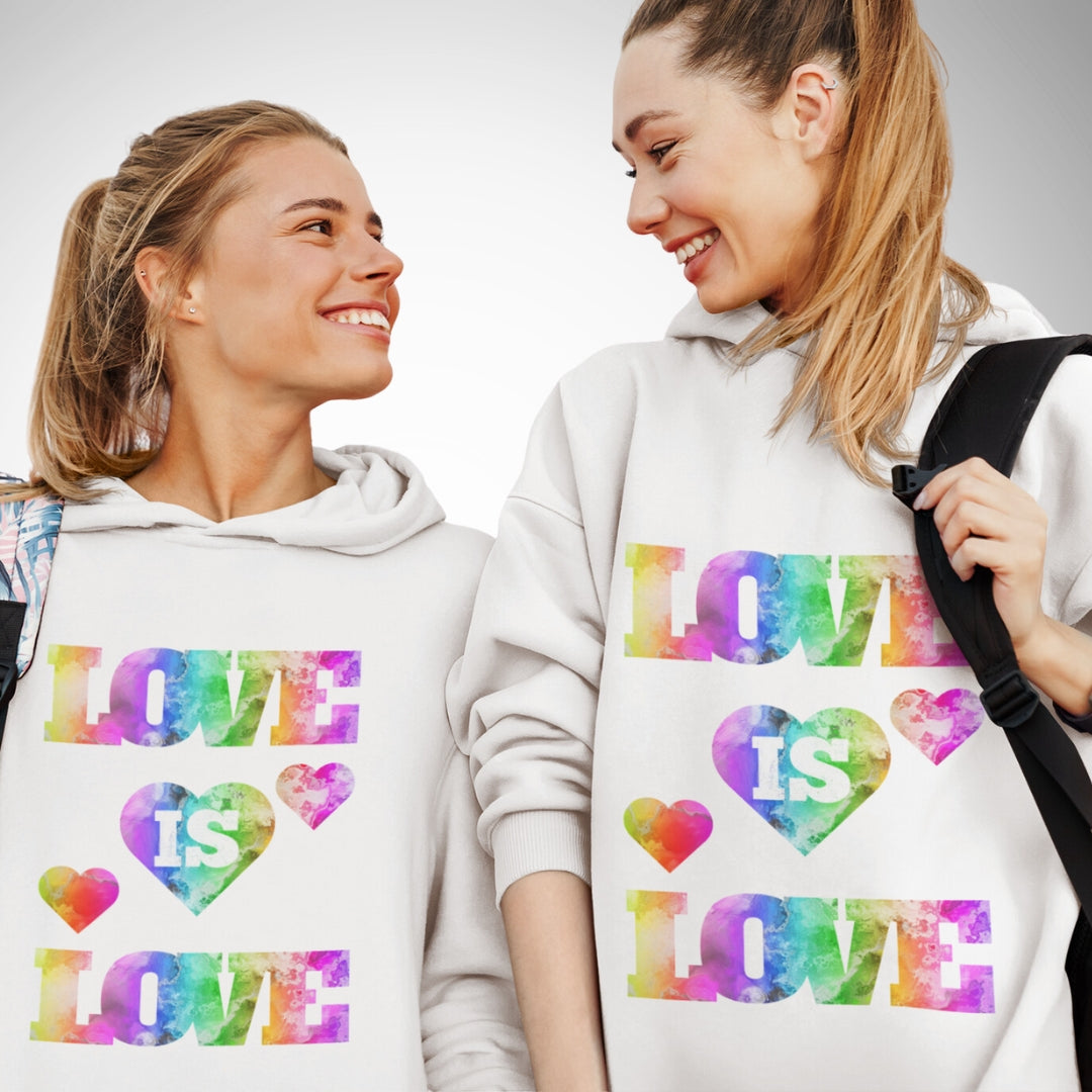 LOVE is LOVE | Unisex Organic Hoodie