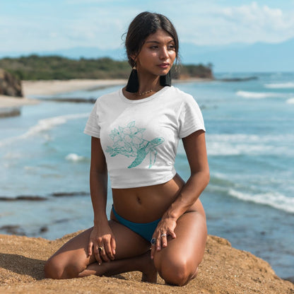 HIBISCUS | Damen Organic Crop Top