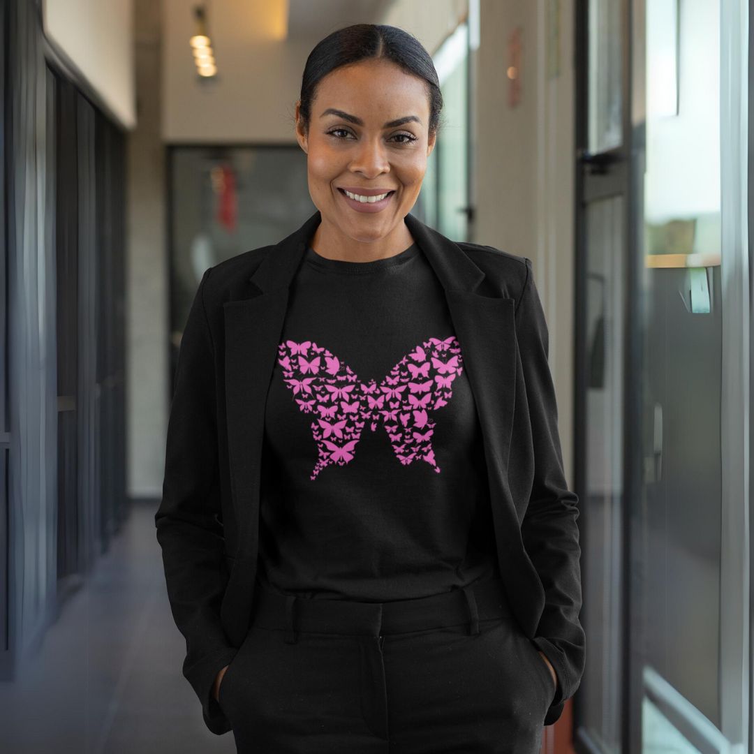 BUTTERFLY | Damen Organic Shirt