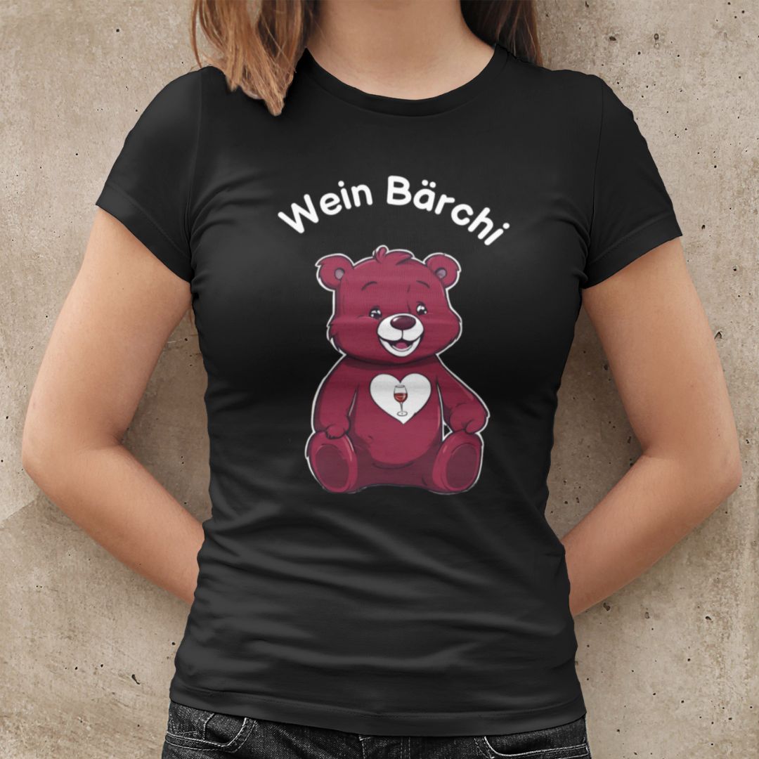 Wein Bärchi | Damen Premium Shirt