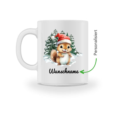 Eichhörnchen - personalisiert | Tasse