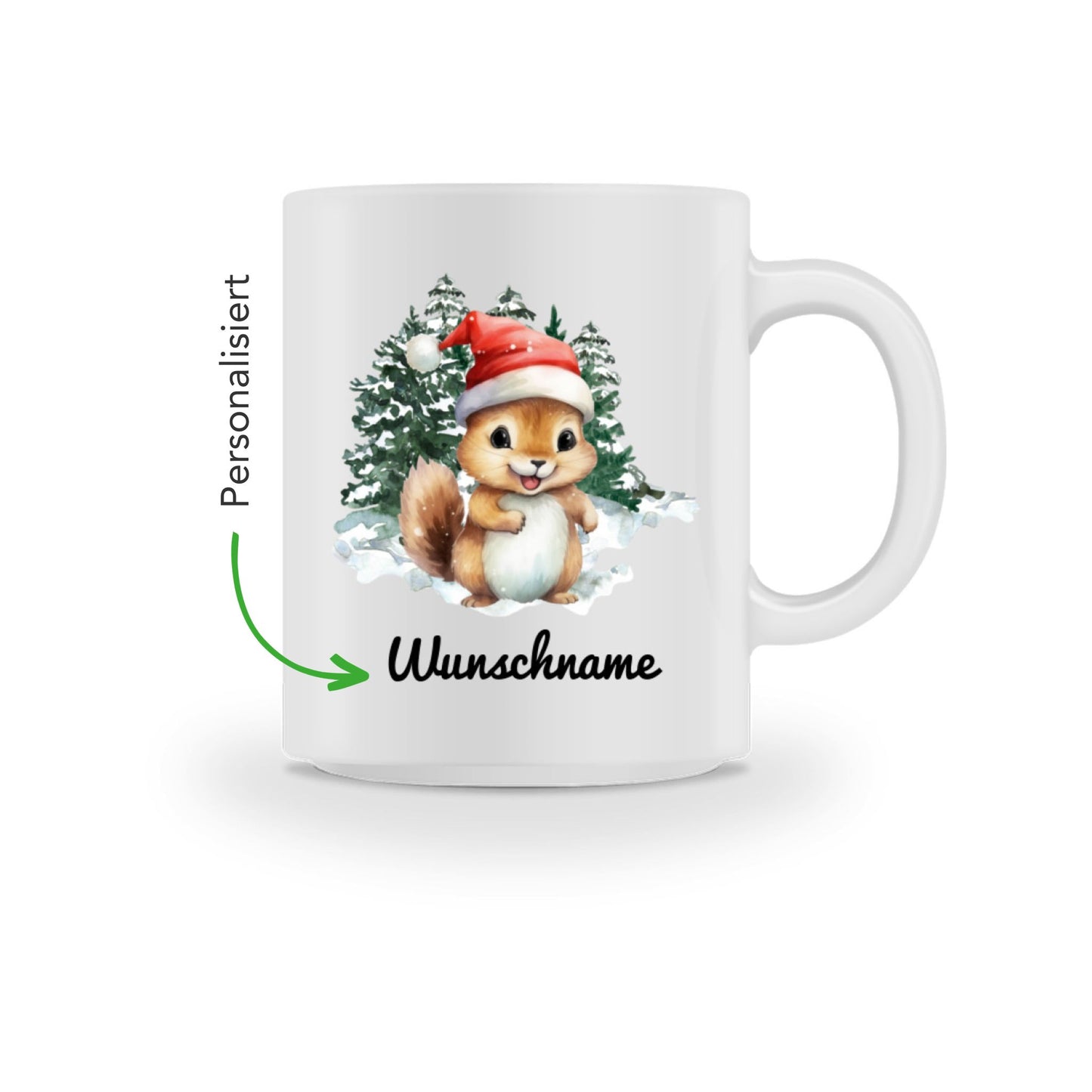 Eichhörnchen - personalisiert | Tasse