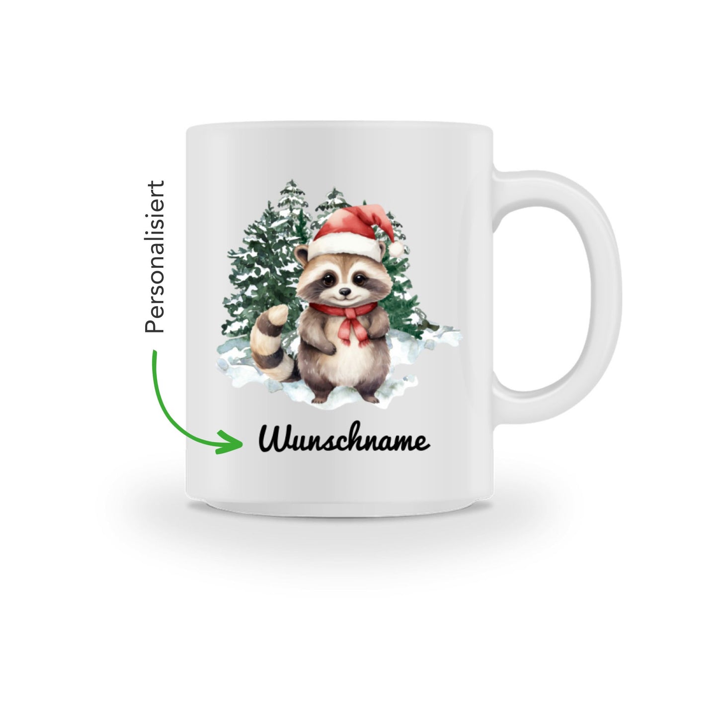 Waschbär - personalisiert | Tasse