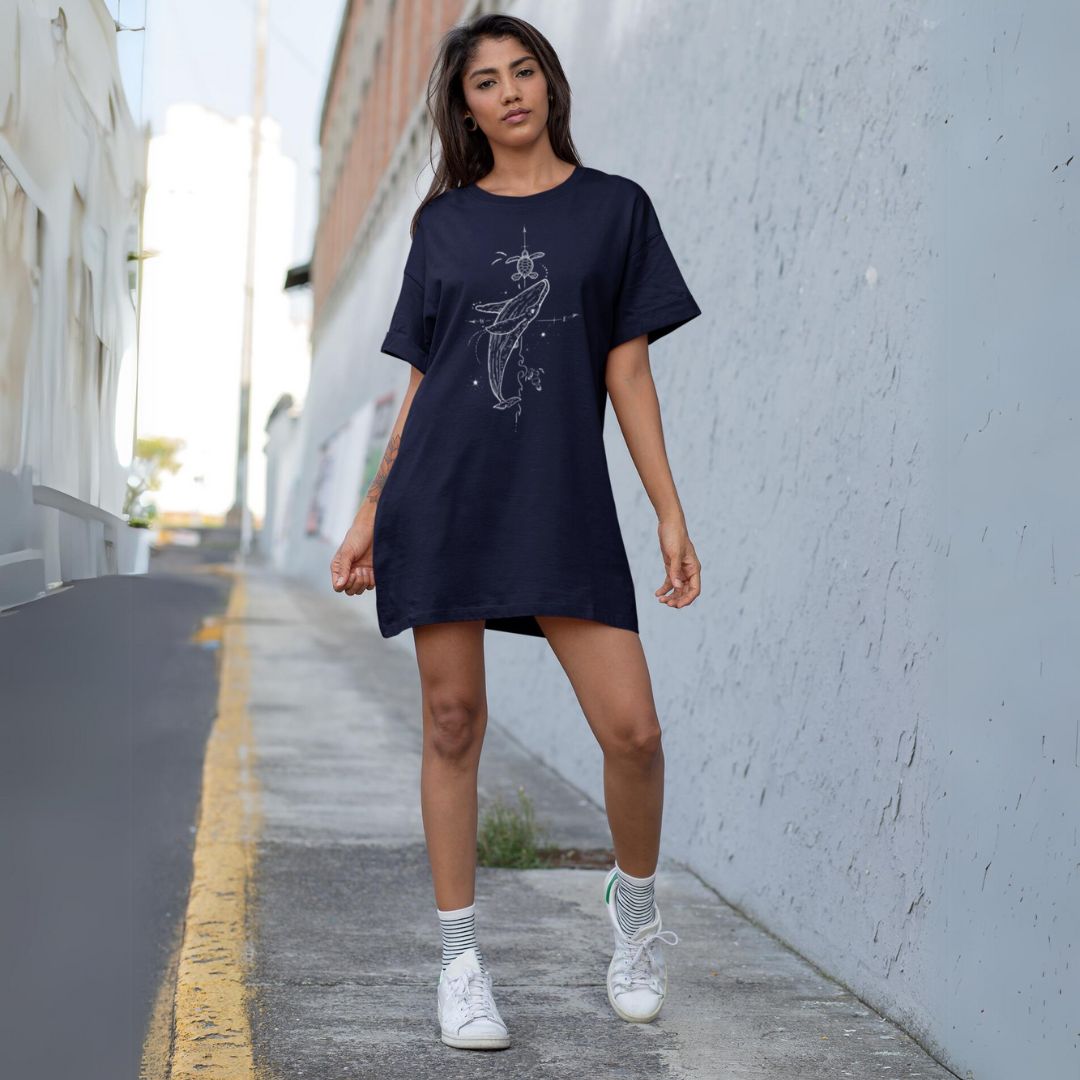 WHALE | T-Shirt Kleid