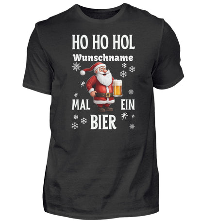 HO HO HOL Bier Santa - personalisiert | Herren Premium Shirt