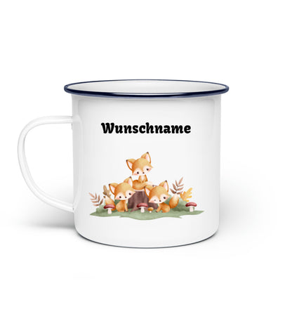 HERBST - personalisiert | Emaille Tasse