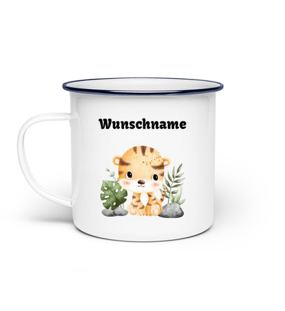 DSCHUNGEL - personalisiert | Emaille Tasse