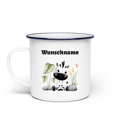 DSCHUNGEL - personalisiert | Emaille Tasse