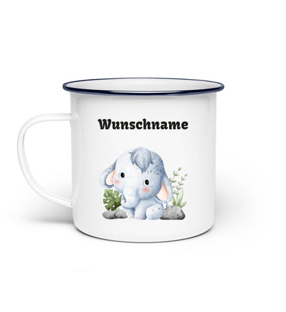 DSCHUNGEL - personalisiert | Emaille Tasse